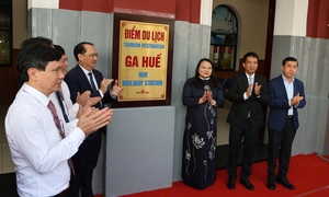 Ga Huế trở thành điểm du lịch trên hành trình tàu di sản miền Trung