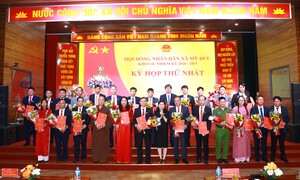 Hà Nội: xã Mỹ Đức kiện toàn nhân sự chủ chốt