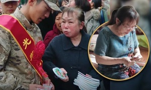 Thương nhớ con liệt sỹ, người mẹ khâu nghìn đôi lót giày tặng tân binh