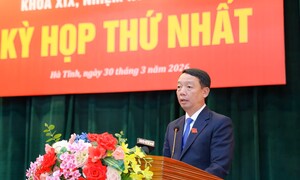 Ông Phan Thiên Định tiếp tục được bầu làm Chủ tịch UBND tỉnh Hà Tĩnh