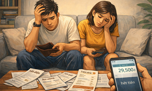 Vợ chồng son lương 50 triệu đồng nhưng chưa hết tháng đã hết tiền