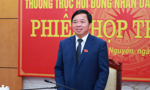 Ông Bùi Văn Lương được bầu làm Chủ tịch HĐND tỉnh Thái Nguyên