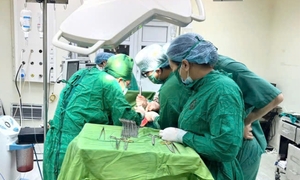 Cứu thai phụ 35 tuần ngã trong nhà tắm vỡ lách, mất 1,4 lít máu