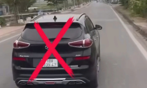 Lạng lách, chèn ép xe khách trên tỉnh lộ, tài xế ô tô bị phạt tới 50 triệu đồng