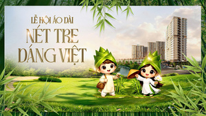 Check-in áo dài giữa 'đại lộ duyên dáng' tại Mizuki Park