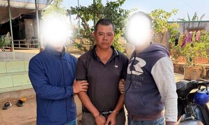 Bị truy nã, kẻ điều hành khai thác vàng trái phép trốn lên Đắk Lắk làm rẫy thuê
