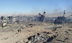 Iran tung hình ảnh máy bay Mỹ cháy rụi sau chiến dịch giải cứu phi công F-15