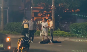  Trung tá Bệnh viện 108 kịp thời cứu nam thanh niên bị tai nạn trong đêm