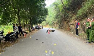 Tạm giữ thanh niên vi phạm nồng độ cồn, lái xe máy kẹp 3 tông gãy chân CSGT