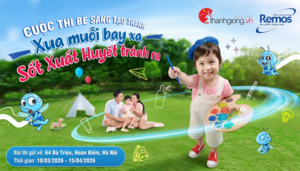 Remos phát động cuộc thi bé sáng tạo: Xua muỗi bay xa – Sốt xuất huyết tránh ra