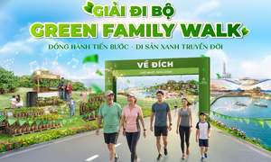 Giải đi bộ ba thế hệ Green Family Walk: Gắn kết tuổi vàng, tuổi trẻ và tuổi thơ