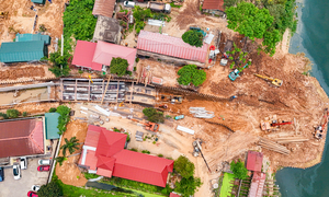 Hà Nội tăng tốc thi công kênh 920 tỷ đồng dẫn nước 'hồi sinh' sông Tô Lịch 