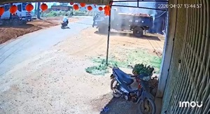 Vướng dây kéo xe tải ngang đường, chú rể gặp nạn trong ngày cưới