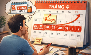 75% độc giả VTC News muốn hoán đổi để nghỉ 9 ngày dịp Giỗ Tổ, 30/4-1/5