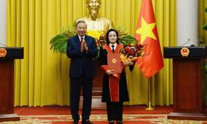 Tổng Bí thư, Chủ tịch nước Tô Lâm trao quyết định bổ nhiệm Thẩm phán TAND tối cao