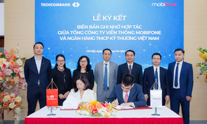 Techcombank và MobiFone ký hợp tác toàn diện, kiến tạo hệ sinh thái tài chính số