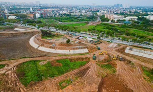 Mục sở thị 'siêu hồ' hơn 30ha giúp giảm ngập phía Đông Hà Nội