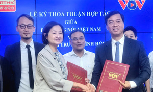 Đài Tiếng nói Việt Nam và Đài PTTH Hong Kong ký thỏa thuận hợp tác