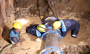 TP.HCM: Nhiều phường tạm ngưng cấp nước do sự cố rò rỉ trên tuyến ống lớn