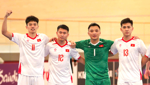 Thủ môn ghi bàn, tuyển futsal Việt Nam thắng thuyết phục Australia