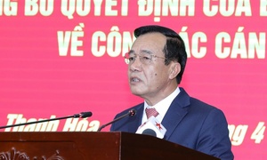 Thượng tướng Lê Đức Thái làm Bí thư Tỉnh ủy Thanh Hóa