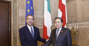 Chủ tịch Quốc hội Trần Thanh Mẫn tiếp Thị trưởng Thành phố Milan Giuseppe Sala