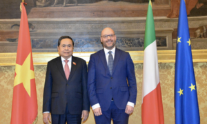 Chủ tịch Quốc hội Trần Thanh Mẫn hội đàm Chủ tịch Hạ viện Italia Lorenzo Fontana