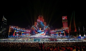 Mãn nhãn xem hàng nghìn người diễu hành, rước cờ ở TP.HCM