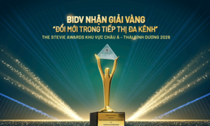 BIDV đạt giải Vàng The Stevie Awards về truyền thông giáo dục tài chính