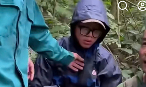 Tìm thấy nam sinh mất tích khi leo núi Tam Đảo