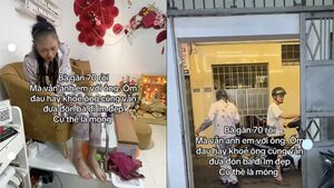 Cụ bà 70 tuổi luôn được chồng đưa đi làm đẹp, dân mạng trẻ xuýt xoa ghen tị