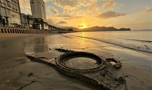 Nhận định ban đầu về vật thể trồi lên bãi biển Quy Nhơn gây xôn xao mạng xã hội