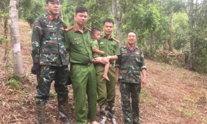 Xuyên đêm tìm kiếm, đưa bé trai mất tích về với gia đình tại Thái Nguyên