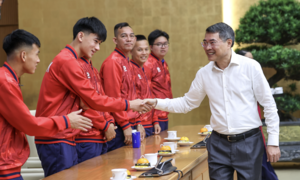 Thủ tướng Lê Minh Hưng gặp mặt, chúc mừng đội tuyển U17 Việt Nam