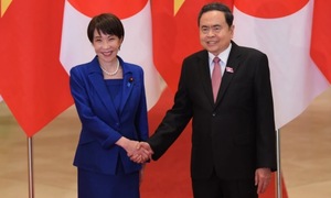 Chủ tịch Quốc hội Trần Thanh Mẫn hội kiến Thủ tướng Nhật Bản Takaichi Sanae