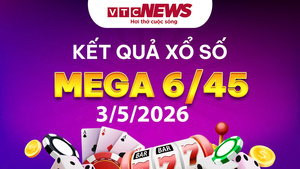 Vietlott 3/5 - Kết quả xổ số Vietlott hôm nay 3/5/2026 - Xổ số Mega 6/45