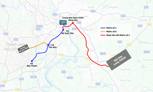 Dự án hiếm hoi liền kề 2 nhà ga Metro, kết nối 2 sân bay quốc tế