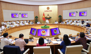 Thủ tướng Lê Minh Hưng chủ trì phiên họp thường kỳ đầu tiên của Chính phủ khóa XVI