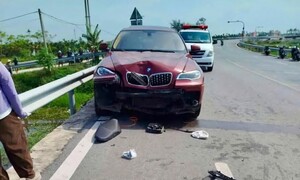 Tài xế ô tô BMW tông tử vong nguyên chủ tịch xã rồi rời khỏi hiện trường
