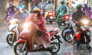 Tin cảnh báo mưa dông ở miền núi, trung du Bắc Bộ và dự báo thời tiết ngày 10/5