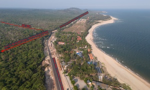 Toàn cảnh vị trí cao tốc Hồ Tràm - sân bay Long Thành sắp khởi công