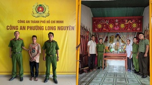 Bắt kẻ đột nhập miếu Bà Chúa Xứ Nguyên Nhung trộm nhiều đồ thờ cúng quý giá
