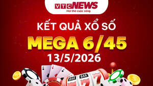 Vietlott 13/5 - Kết quả xổ số Vietlott hôm nay 13/5/2026 - Xổ số Mega 6/45