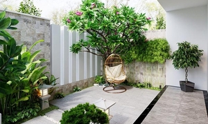 Những vị trí lý tưởng thiết kế sân vườn trong nhà phố