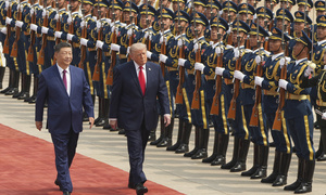 Chủ tịch Tập Cận Bình chủ trì lễ đón Tổng thống Donald Trump tại Bắc Kinh