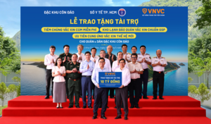 VNVC hỗ trợ hơn 10 tỷ đồng tăng cường y tế dự phòng cho toàn quân, dân Côn Đảo