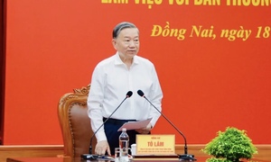 Tổng Bí thư, Chủ tịch nước Tô Lâm làm việc với Ban Thường vụ Thành ủy Đồng Nai