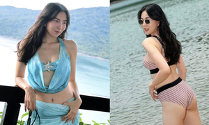 'MC đẹp nhất VTV' ngày càng gợi cảm sau khi sinh con đầu lòng