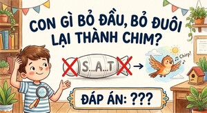 Con gì bỏ đầu, bỏ đuôi lại thành chim?