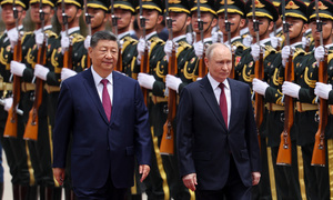 Chủ tịch Trung Quốc Tập Cận Bình chủ trì lễ đón Tổng thống Nga Putin 